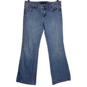 Banana Republic Factory Mid Rise Boot Cut Jeans Medium Blue Wash Denim 28 6